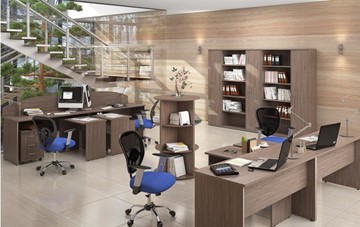 Офисный комплект мебели IMAGO - рабочее место, шкафы для документов в Одинцово - предосмотр 6